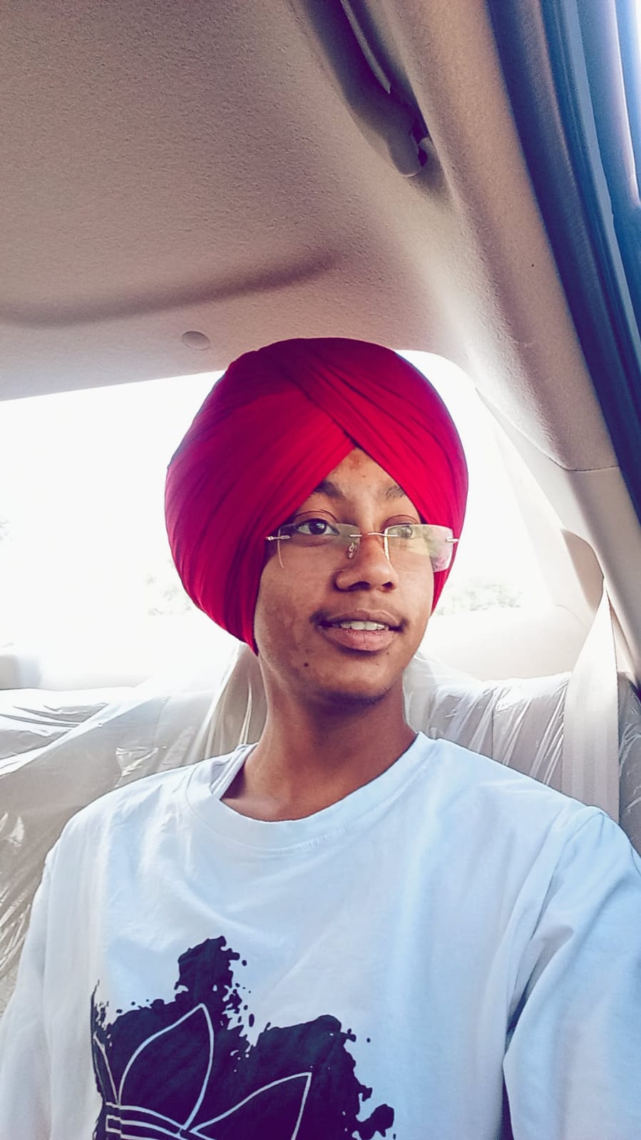 Yogishwer Singh in Red Turban